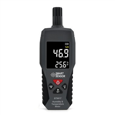 डिजिटल रंग एलसीडी Hygrometer वेक्षक